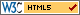 Icona di validit dell'XHTML usato, secondo le specifiche del W3C